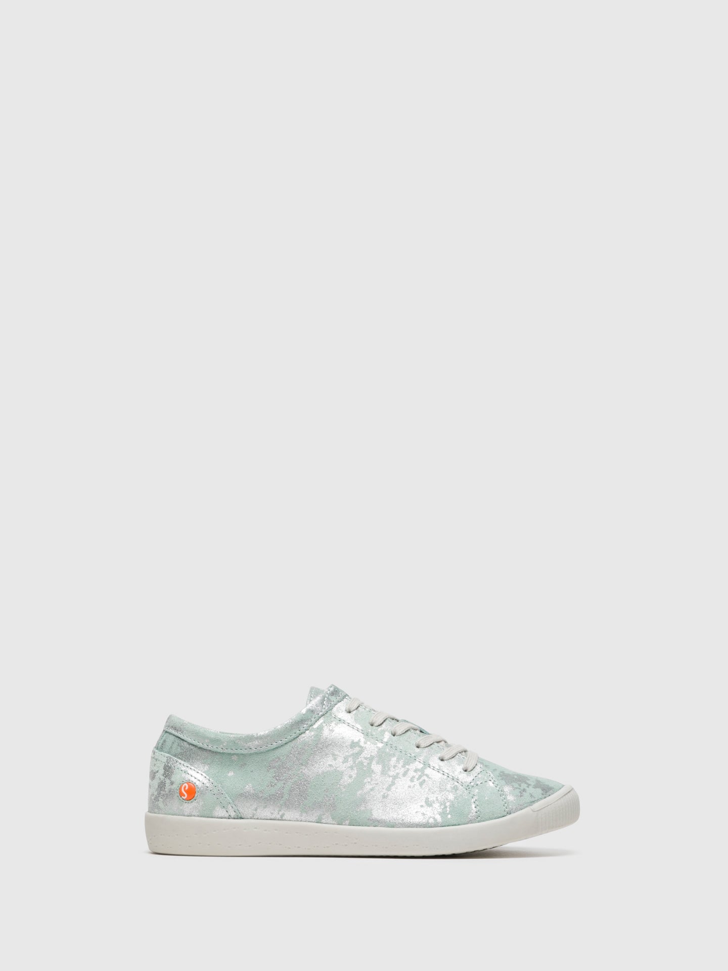 Softinos LightGreen Lace-up Trainers
